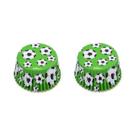 Košíčky na muffiny 50x32mm Decora Football 36 ks