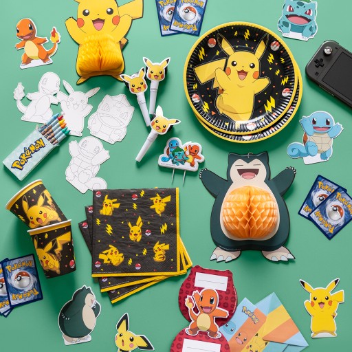 Licencované taniere Pokémon Pikachu 23 cm, 8 ks.