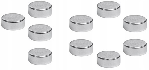 NEODYMOVÉ MAGNETY 6x2 mm 10 kusov okrúhly SILNÝ SILNÝ VALEC