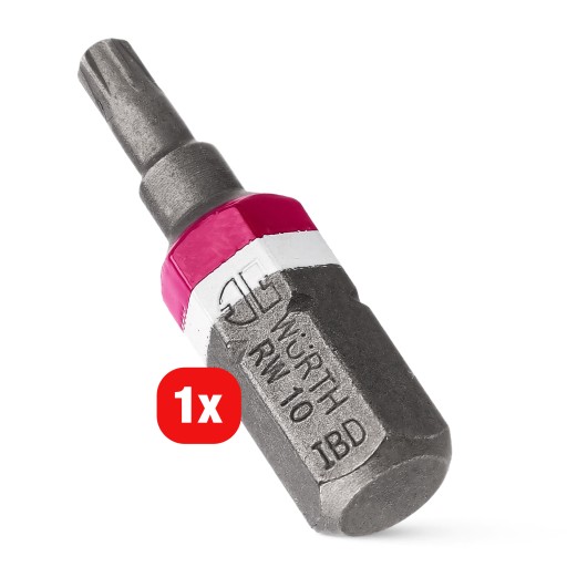 BIT RW10 WURTH Skrutkovacie bity Wurth 1/4 RW10 ASSY 061470