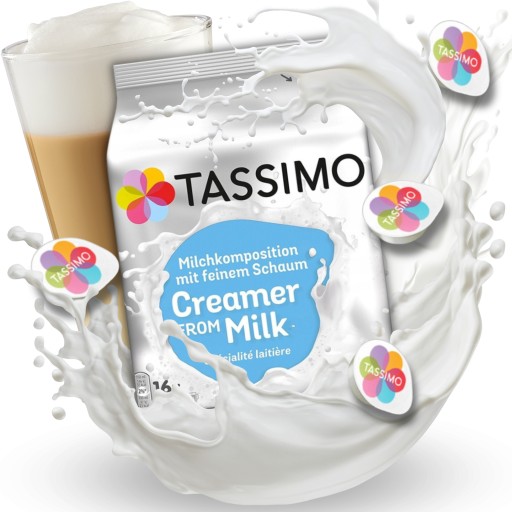 Mliečne kapsuly do Tassimo Creamer From Milk espresso MLIEKO PENA 16 ks