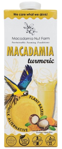Rastlinný nápoj Macadamia Kurkuma Škoricové rastlinné mlieko Makadamia bez cukru