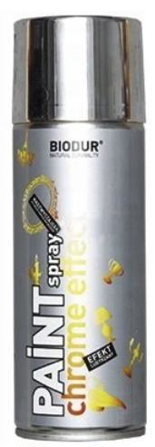 BIODUR 400 ML STRIEBORNÝ CHROM