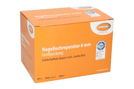 Čep kolíky na opravu pneumatík 6 mm PREMA 2 ks