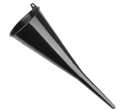 Lievik na prevádzkové kvapaliny, miska 12 cm, dĺžka 46 cm