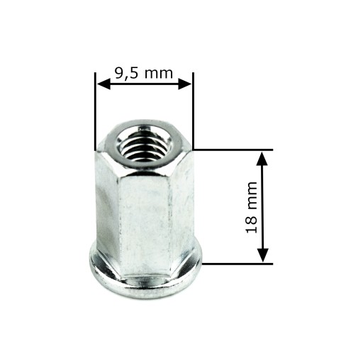 Matica valca M6 pre Piaggio 50 2T OEM 288531