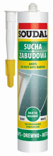 Akryl na sadrokartón SOUDAL biely 280