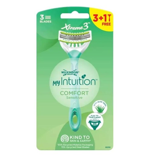 WILKINSON My Intuition Xtreme3 Comfort holiace strojčeky pre ženy 4 ks