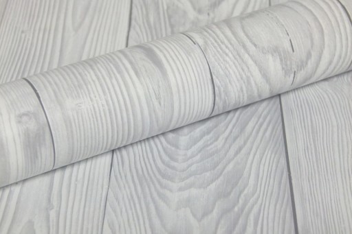 45 cm Nábytková dyha podobná drevu SIVÁ BIELA