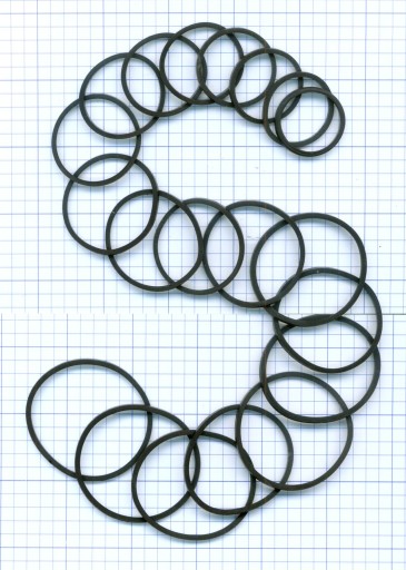 SADA HNACÍCH REMEŇOV 2,0mmx2,0mm PRIEMER 25-40mm cca 20KS
