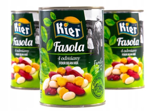 Fazuľa 4 druhy v marináde Taliansko 400g KIER