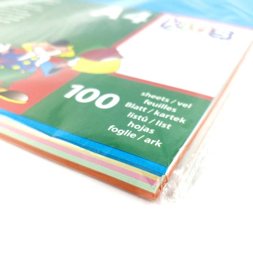 FAREBNÝ PAPIER A4 80gsm PRE DETI 100 listov