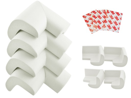 SET 4xKS ROHOVÁ OCHRANA 3M FOAM BIELA