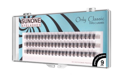 Umelé mihalnice SILK EYELSH TUMBLES 9 mm - 60 kusov