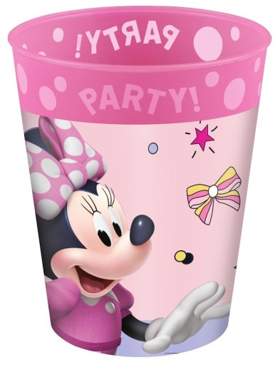 Opakovane použiteľný plastový pohár MINNIE MOUSE Junior Disney