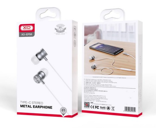 Káblové slúchadlá USB-C s mikrofónom USB typu C