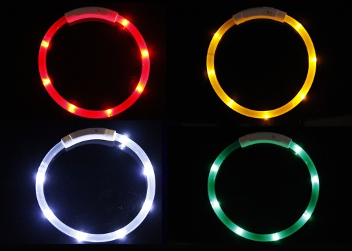 LED OSVETLENIE PRE PSA A MAČKY, NASTAVITEĽNÉ, 70 cm