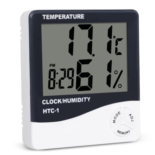 DIGITÁLNY vlhkomer TEPLOMER ELEKTRONICKÁ METEOSTANICA