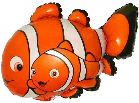Fóliový balónik RYBY Ryba Hľadá sa Nemo? Narodeninová párty KLAUN 35 cm