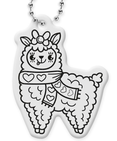 PRÍvesok na kľúče REFLEXNÝ GADGET ALPACA TAG