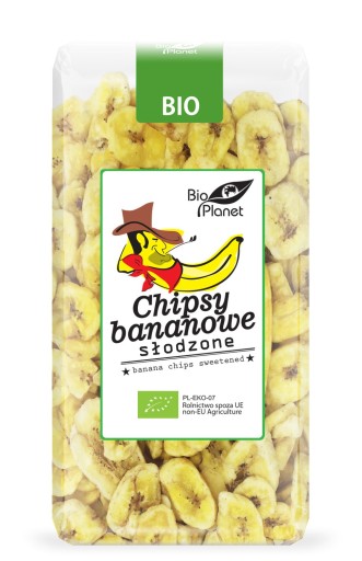 SLADKÉ BANÁNOVÉ ČIPSKY 350 g - BIO PLANÉTA