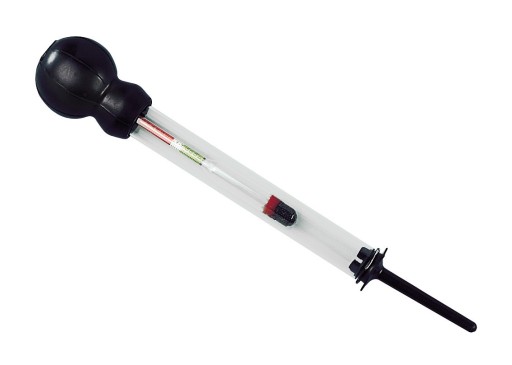 AEROMETER BATÉRIE TESTER HUSTOTY ELEKTROLYTU