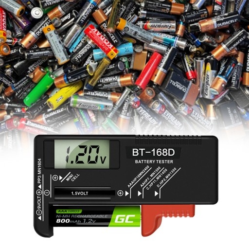 DIGITÁLNY TESTER A METER BATÉRIÍ AA