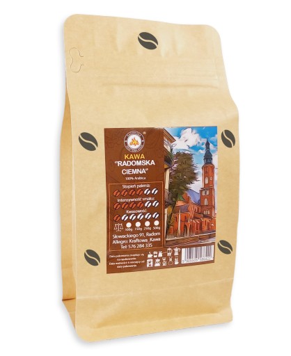 RADOMSKA DARK káva 250g Arabica 100% 72h