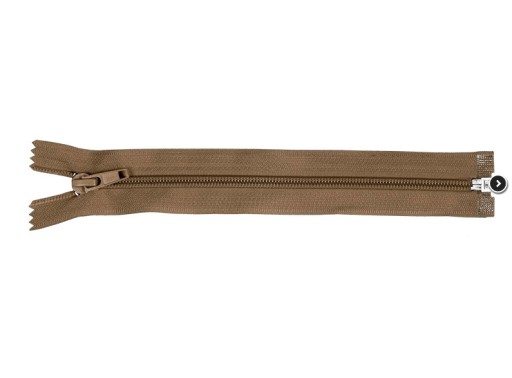 Zips 80 cm špirálový. Tmavo béžová #5