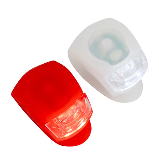 SILIKÓNOVÉ BICYKLOVÉ SVETLÁ LED BICYKLOVÉ SVETLÁ SET PREDNÉ A ZADNÉ