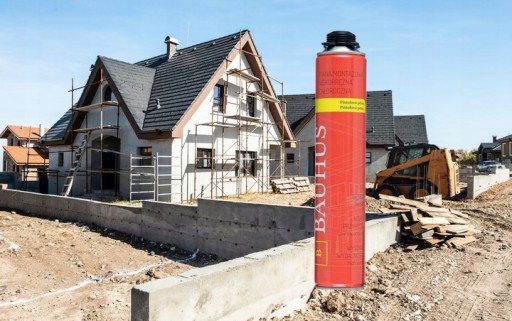 NÍZKOTLAKOVÁ PENA Pištoľová pena ALL SEASON Montáž Bauhus 750 ml