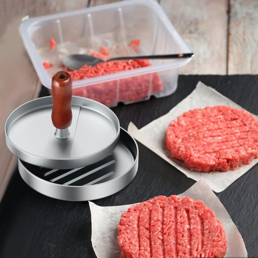 HLINÍKOVÁ LIŠOVACIA FORMA NA BURGEROVÉ KARTY 11,5 cm GRILOVACÍ LIS NA HAMBURGERY