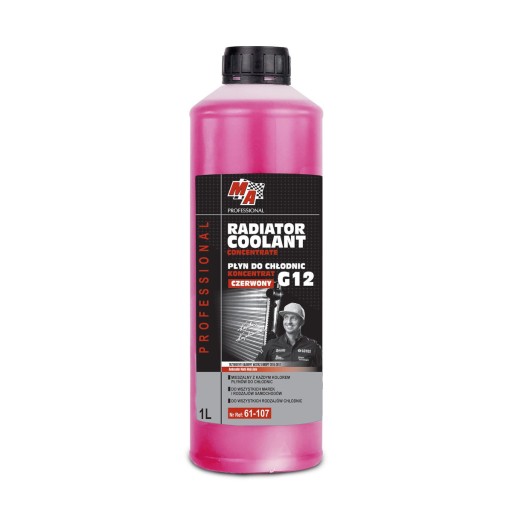 MA G12 červený koncentrát kvapaliny do chladiča, 1l