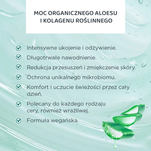 Eveline Cosmetics Organic Aloe pleťový krém-gél
