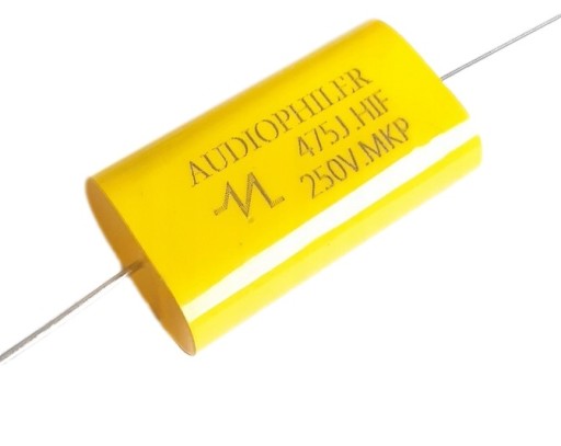 AUDIO AUDIOPHILER 4,7uF MKP filmový kondenzátor 250V pre 4,7uF výhybky