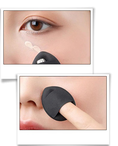 MAKEUP PUCK PÚDROVÁ HUBKA NA PRST 2 ks