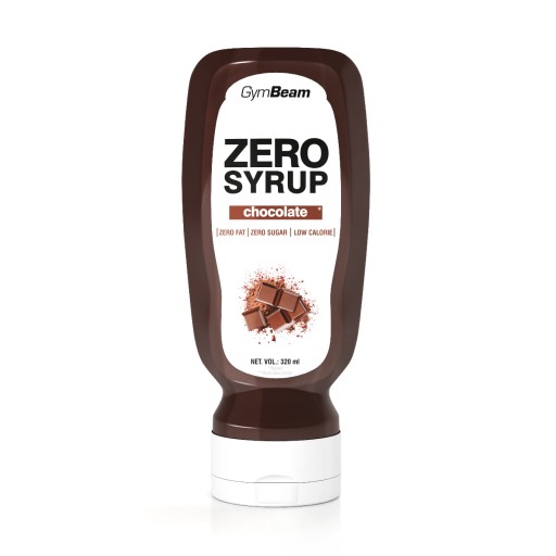 ČOKOLÁDOVÝ SIRUP BEZ KALÓRIÍ BEZ CUKRU NA DEZERTY - GymBeam 320 ml