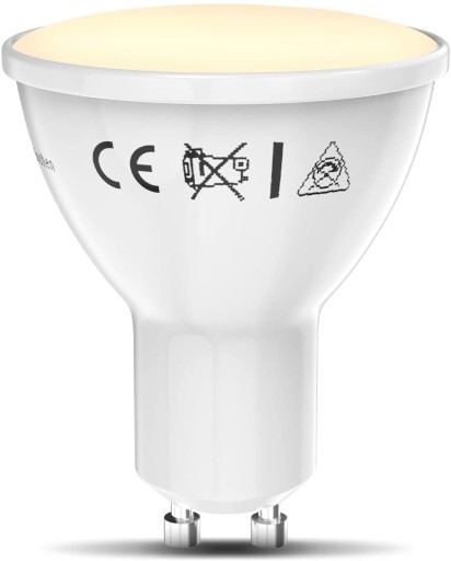 LED ŽIAROVKA 5,5W - GU10 - SMART WIFI - TEPLÁ farba - TUYA - STÍMENÁ