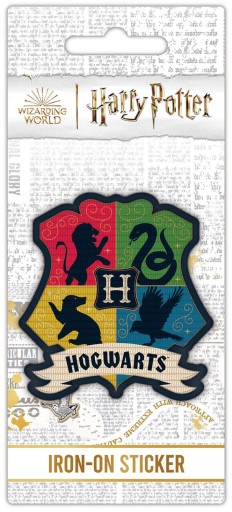 Nášivka na erb Harry Potter Rokfort Nažehľovačka na oblečenie 6x6 cm