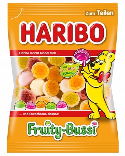 Haribo Fruity Bussi želé s náplňou 175g DE
