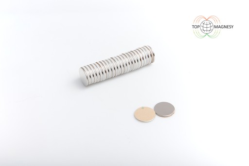 Neodymový magnet MW 15x1 N38 s lepidlom 3M 10 ks.