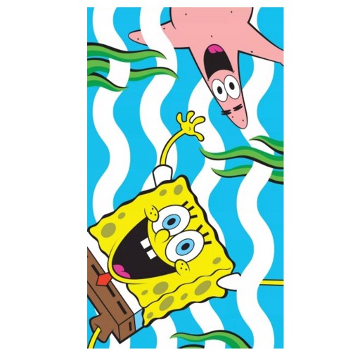 Osuška do škôlky pre dieťa 30x50 SpongeBob