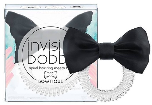 Invisibobble Bowtique True Black Elastický pás s mašľou
