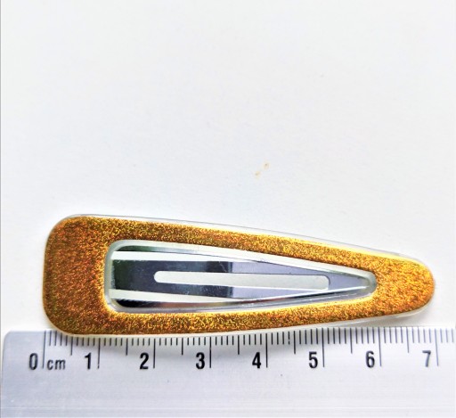 Farebné sponky do vlasov, 10 kusov, 7 cm