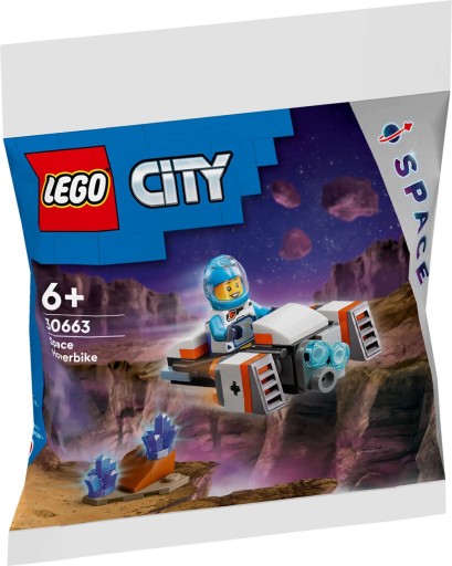 LEGO 30663 City - Vesmírny lietajúci motocykel