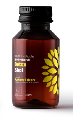 Kombucha BIO Probiotický Detox Shot 100ml