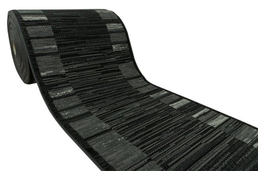 šírka 150 cm GRAFITOVÝ KOBEREC TMAVOŠEDÝ KOBEREC LUNA STRIPES DO CHODBY