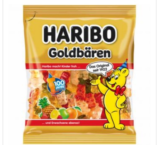 Haribo Goldbaren, ovocné gumy 175g DE