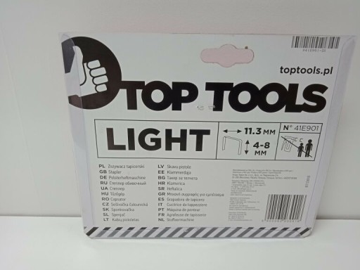 Spony typu J, 10 mm, 1000 ks.