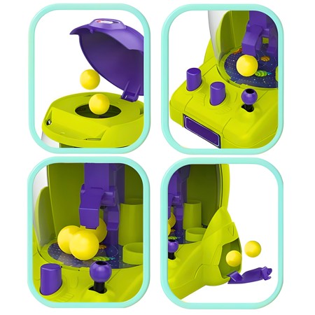 LAPAČ HRAČIEK RAKETOVÝ STROJ AUTOMATICKÝ MINI CLAWS GULIČKY